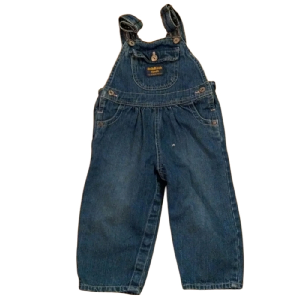 Size 18 months baby girls Oshkosh blue overalls
